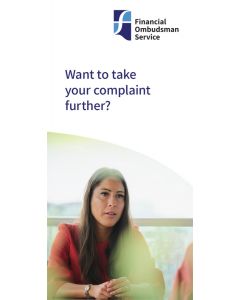 Complaints about financial services leaflets - pack of 25